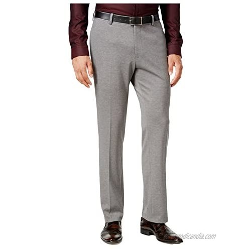I-N-C Mens Knit Dress Pants Slacks  Grey  34W x 32L