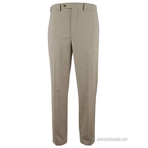 Ralph Lauren Men's Comfort Flex Flat Front Slim Fit Dress Pants