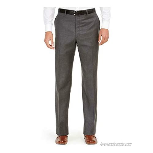RALPH LAUREN Mens Gray Straight Leg Work Pants Size: 32W/ 32L