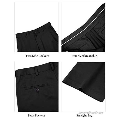 Alimens & Gentle Hidden Expandable-Waist Flat-Front Straight Fit Pant