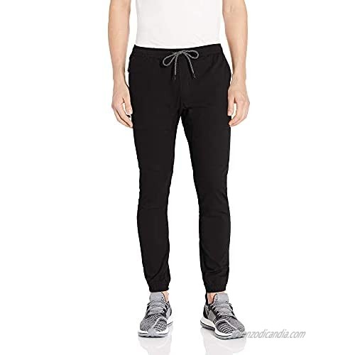 BROOKLYN ATHLETICS Men's Casual Regular Fit Soft Twill Jogger Pants  Black 20  XX-Large