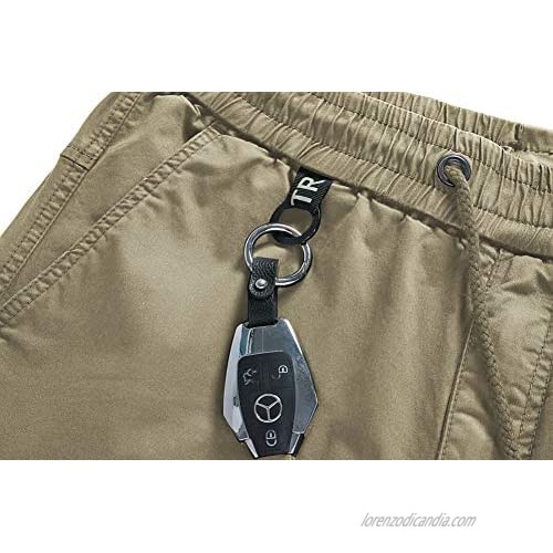 ESTRIVER Men’s Soft Cargo Sport Pants Quick Dry Slim Fit Hiking Pants with Drawstring