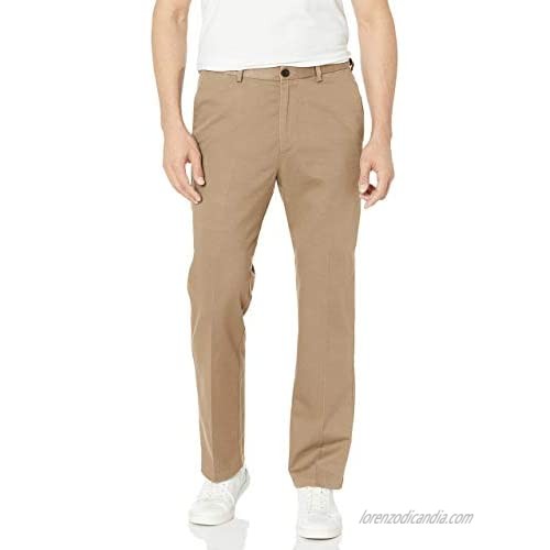 Haggar Men's Work to Weekend Hidden Expandable Waist Straight Fit Pant