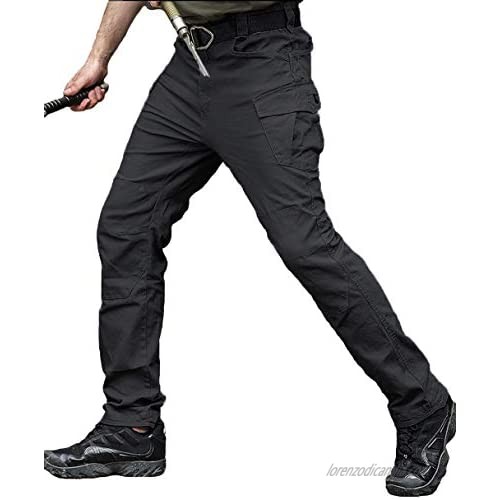 Men Ripstop Tactical Combat Military Pants  Outdoor Work Cargo Casual Pants Cotton Workwear Trousers