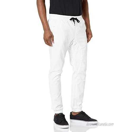 WT02 Men's Twill Jogger Pants  New White  X-Large