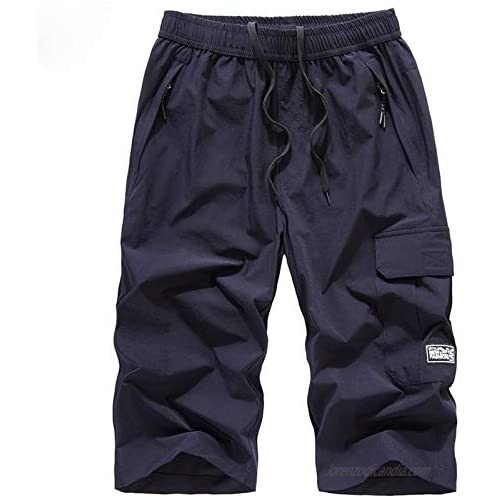 GUOYUXIAO Plus Size Summer Shorts Men Casual Trousers Fitness Workout Beach Shorts Man Gym Joggers Short