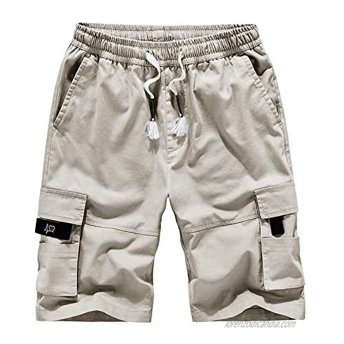 GUOYUXIAO Summer Shorts Men Casual Beach Shorts Men's Fashion Camo Print Cargo Shorts Male Pants