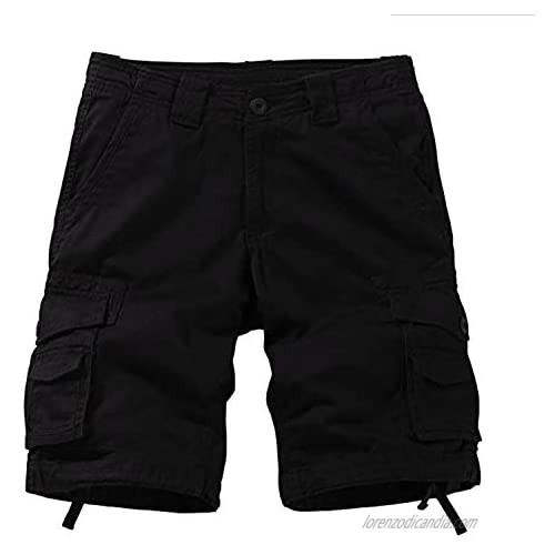 Mens Casual Cargo Shorts Walking Shorts Combat Shorts Cotton Solid