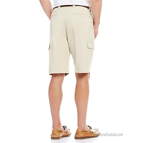 Roundtree & Yorke Casuals Mens Washed Twill Cargo Shorts S75HR326 S75HR326B