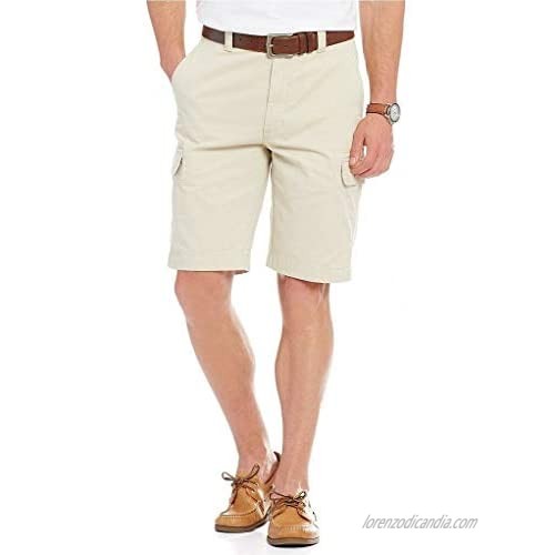 Roundtree & Yorke Casuals Mens Washed Twill Cargo Shorts S75HR326  S75HR326B
