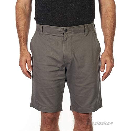 Iron Co. Mens Comfort Flex Waistband Stretch Shorts Pelican 40