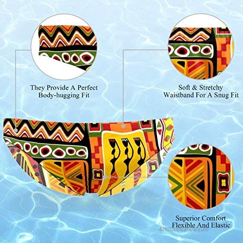 DEYYA Africa Culture Ornament Men Swim Trunks Bikini Board Shorts Swimwear Summer Beach Boxer Briefs S