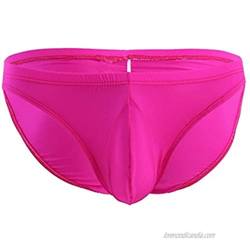JUN-STORE SENMIAO-Clothing Swimwear Mens Swimsuit Thong Swim Bikini Briefs Shorts Lingerie Panties (Color : Rose  Size : One Size)