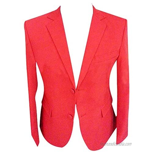 HBDesign Men 1 Piece 2 Button Fashion Casual Suits Jackets