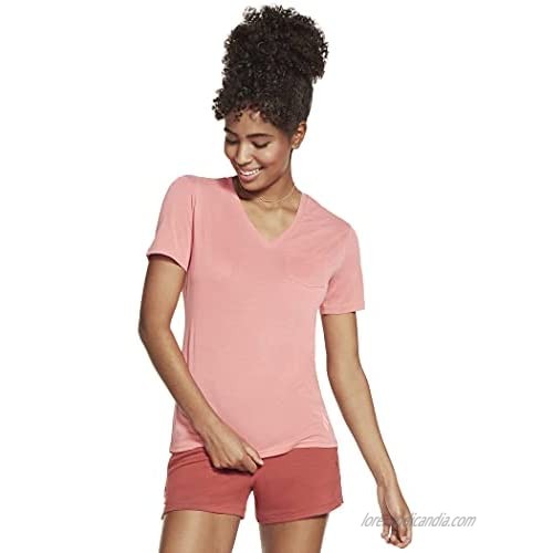 Skechers Women's GoKnit Tranquil Sandwashed Super Soft Model Tee Shirt