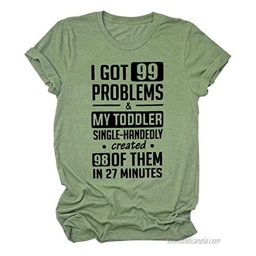 Tsun Got 99 Problem Funny Saying Graphic Tee T-Shirt for Women